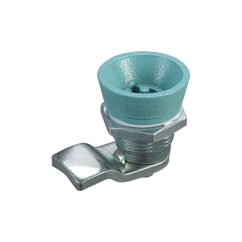 MS705-K01 Peacock Green Spray Plasthåndtak sylindriske låser