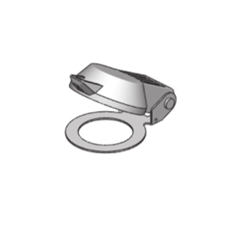DP001 Chrome ZDC støvdeksel Vanntett deksellås Tilbehør