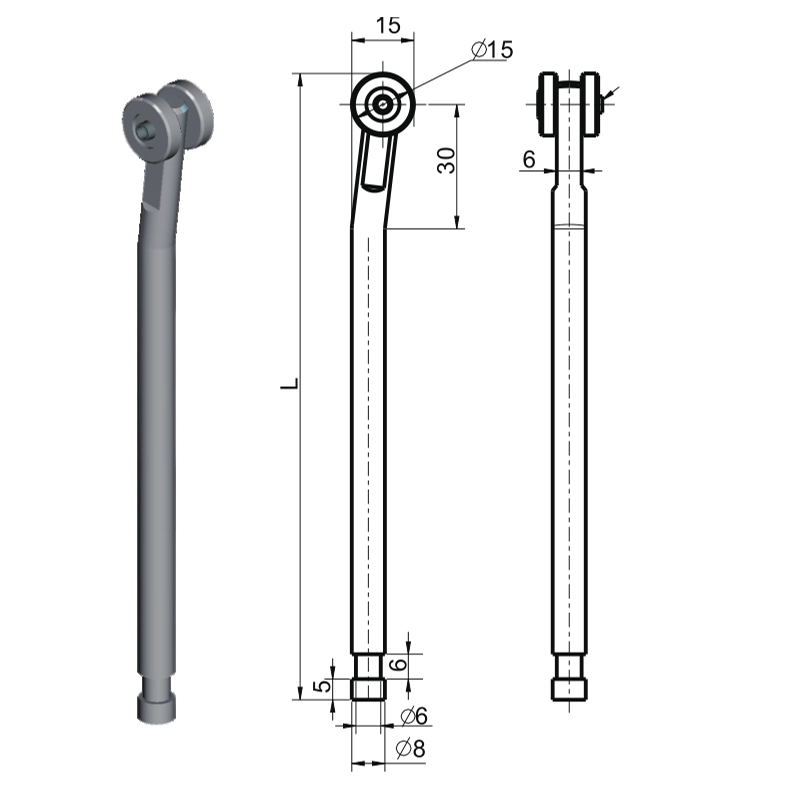 LG002A Koblingsstang industrilåstilbehør