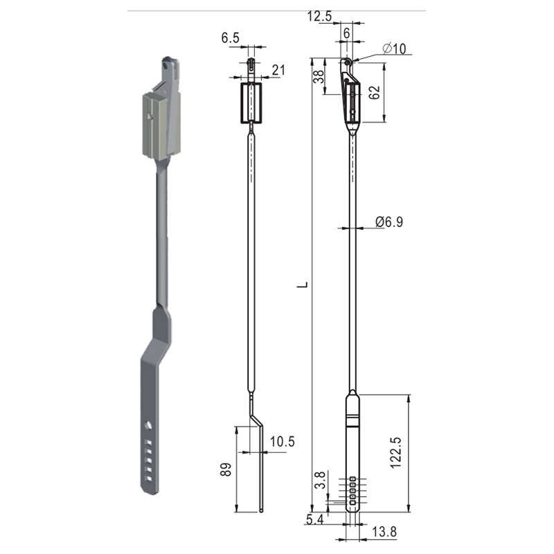 LG002-1A Koblingsstang industrilåstilbehør