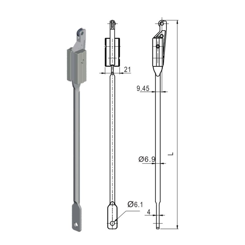 LG002-3 Koblingsstang industrilåstilbehør